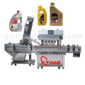 Automatic pump cap spray bottle screw capping machine